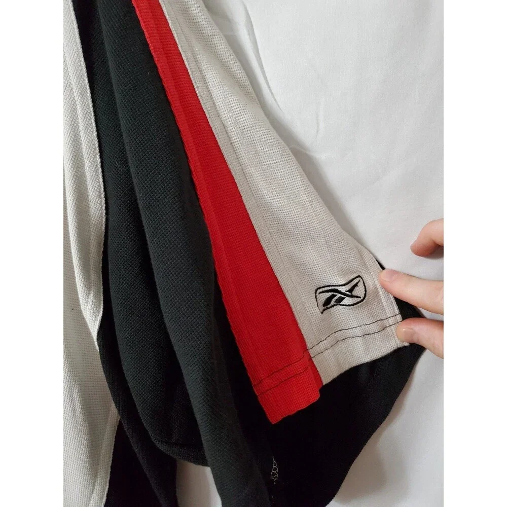 Vintage Reebok Play Dry NFL Team Apparel Falcons Polo Shirt Mens 2XL NWT STAIN